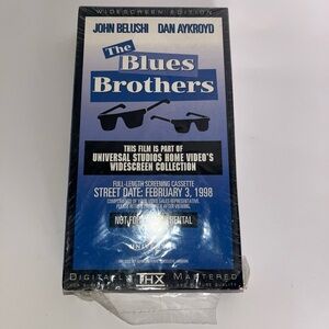 Sealed The Blues Brothers VHS Rewind Screener Screening Tape Promotional